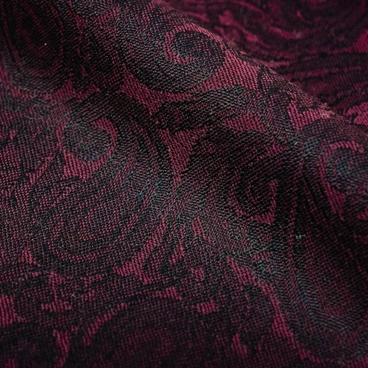 Burgundy Paisley