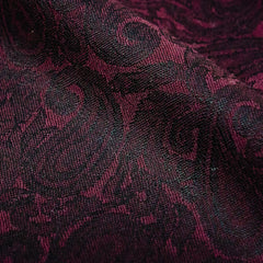 Burgundy Paisley